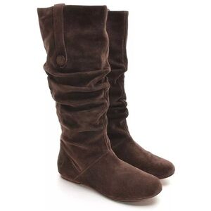 UGG Australia Women's 1948 Highkoo Slouchy Boots Brown Suede Leather tending